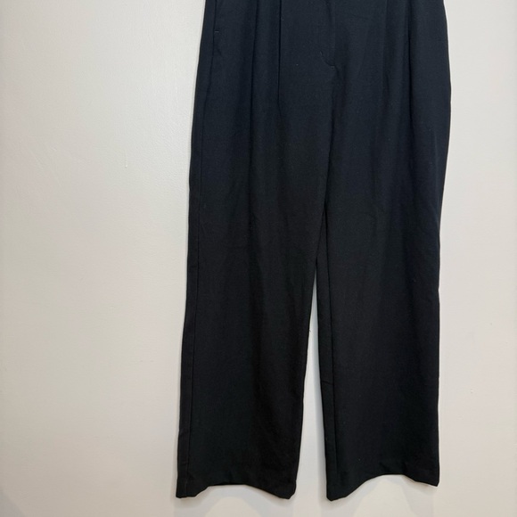 Abercrombie & Fitch Navy Wide Leg Pants Soft Feel NWT - Picture 7 of 13